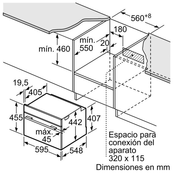 Bosch CBG675BS1 Horno Compacto Multifunción