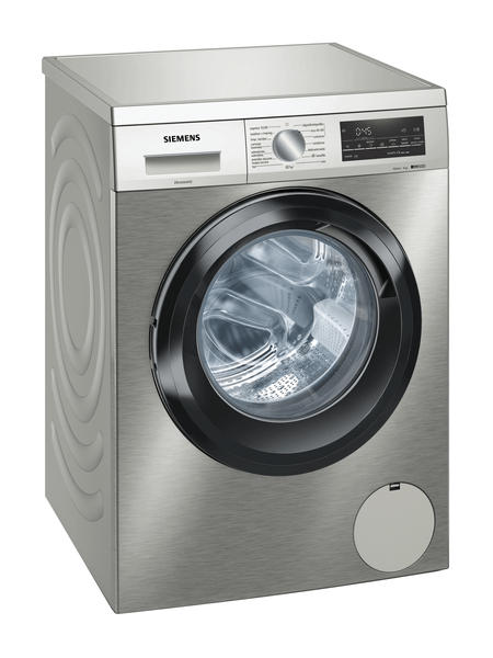 SIEMENS WU12UT7XES Lavadora de carga frontal, 9 kg, Acero antihuellas, 1200 rpm