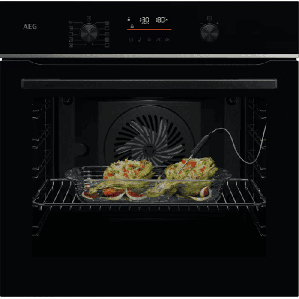 Horno AEG TA5PB531AB Cristal Negro Perfil Inox Pirólisis