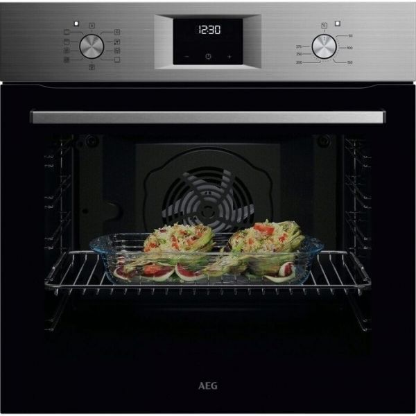 Horno AEG OU5AB21FSM multifunción 72L Aqualísis Inox Infinity Clase A+