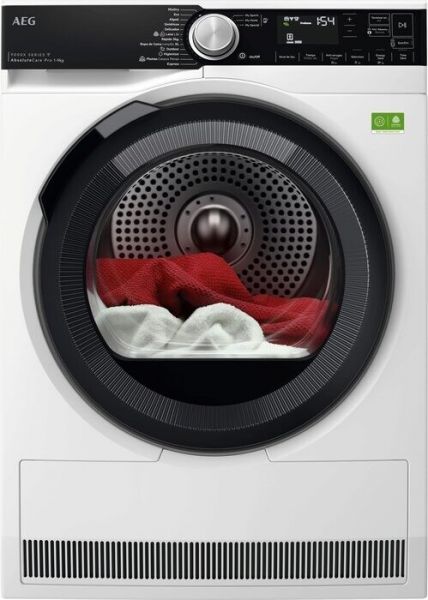 AEG TR959V6PBC Secadora con Bomba de Calor Serie 9000X AbsoluteCare® Pro de 9 kg, Blanco