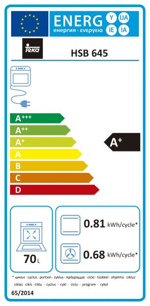 Horno Multifunción Turbo WISH HSB 645 de Teka Hydroclean® PRO -  Lacasadelelectrodomestico.com