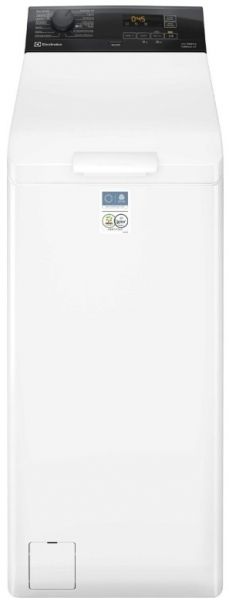 Lavadora Carga superior ELECTROLUX ETE6162P1A de 6Kg Clase A y 1200Rpm | Blanco, FullWash 45`, Motor Inverter, LiquiSystem, Woolmark Blue