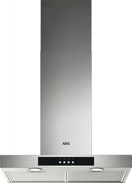 Campana decorativa AEG DBB3651M con 3 velocidades 59.8 cm 330 m/h inox clase C