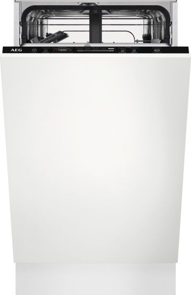 Lavavajillas integrable AEG FSE62417P 9 cubiertos 7 programas con inicio diferido blanco 55cm clase E
