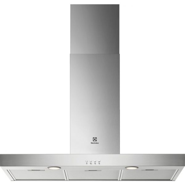 Campana decorativa - ELECTROLUX LFT419X, 3 velocidades, 600 m³/h, 89,8 cm, Inox