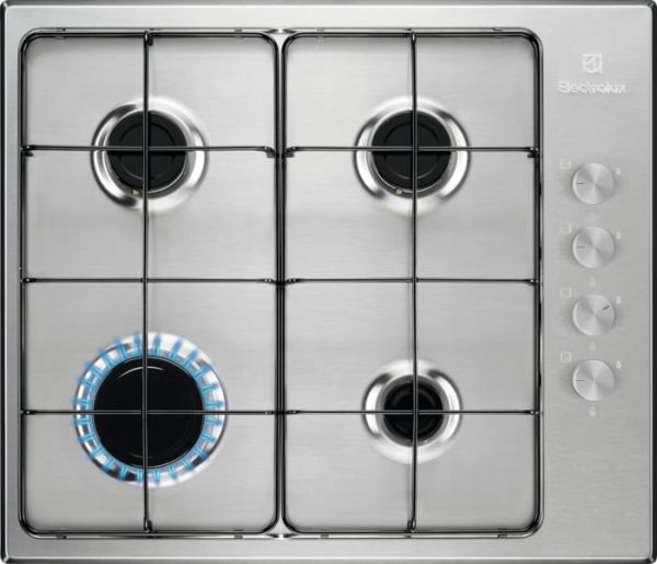 Placa Gas ELECTROLUX KGS6404SX 4f Inox