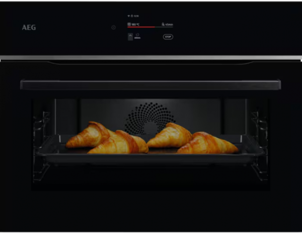 Horno AEG TA7PK721B Cristal Negro Pirólisis 45cm