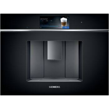 Vista frontal de la cafetera integrable Siemens modelo CT718L1B0