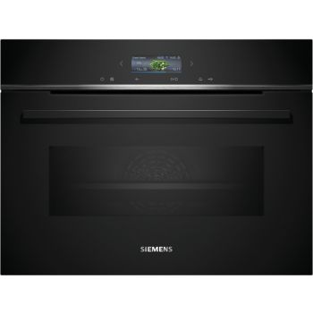 Horno compacto con microondas Siemens modelo CM724G1B1 