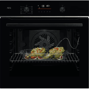 Vista frontal del horno AEG modelo TA5PB531AB