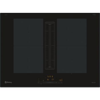 Vista general inducción con extractor integrado Balay 3EBC976LH
