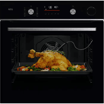 Vista frontal del horno AEG modelo OR6PB51WSB