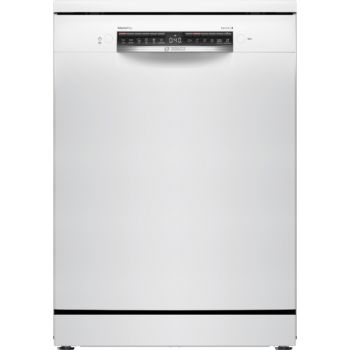 Vista frontal total  del lavavajillas de libre instalación Bosch modelo SMS4HMW08E