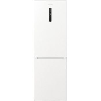 Vista frontal del frigorífico SMEG FC18WDNE combi de 185cm blanco.