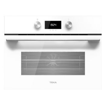 Vista general horno compacto con microondas Teka HLC 8440 C WH