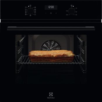 OEF5H50BK vista frontal horno electrolux