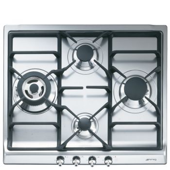 SMEG SER60SGH3 Placa de gas Acero inoxidable 4 zona