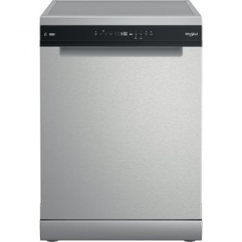 Lavavajillas de libre instalación whirlpool de 60cm inox, modelo W7F HP43 X