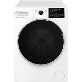 Vista frontal de la lavadora Smeg WNP04SEAS de 10 kg de capacidad.