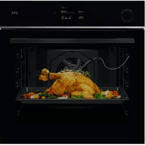Vista principal del horno AEG modelo TR7PB73FSB