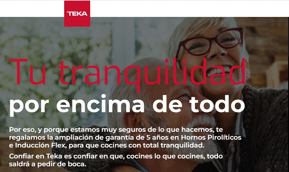 5 Años de Garantía TEKA