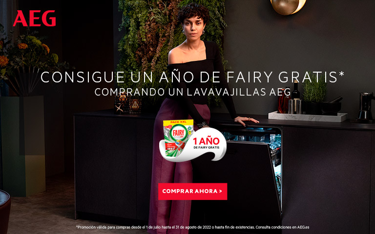 Promoción lavavajillas AEG y Fairy