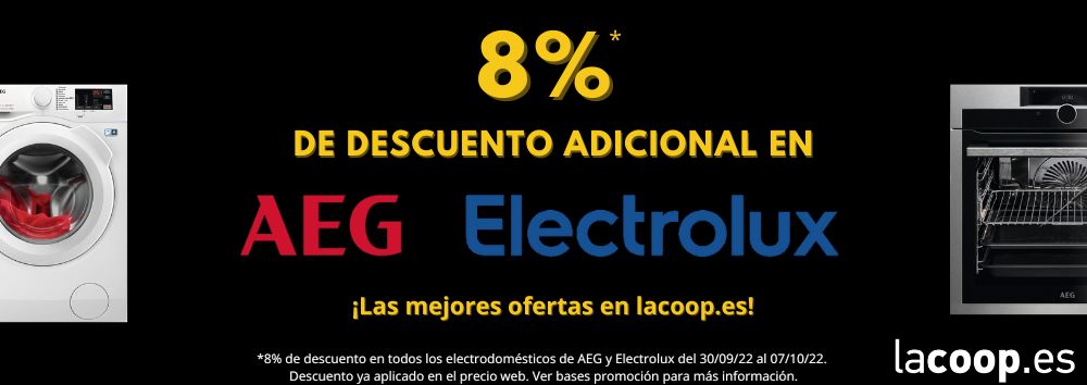 8% de Descuento en AEG y Electrolux
