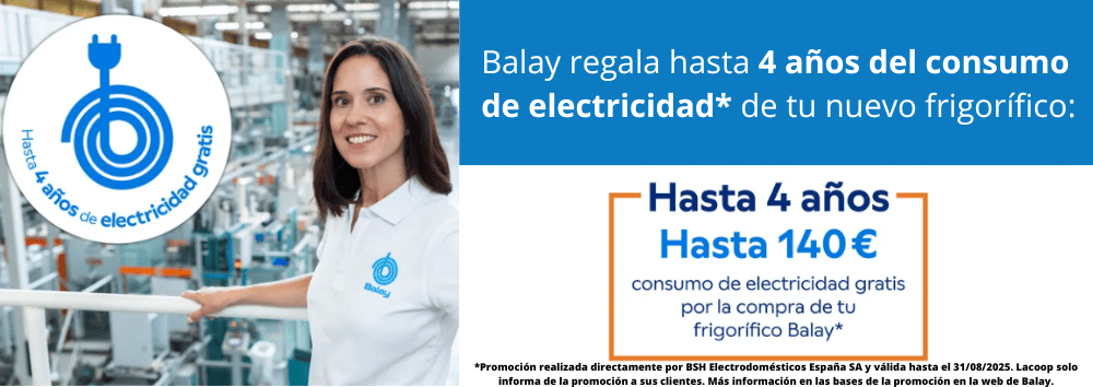 Promoción Balay: Consumo electricidad de frigorífico