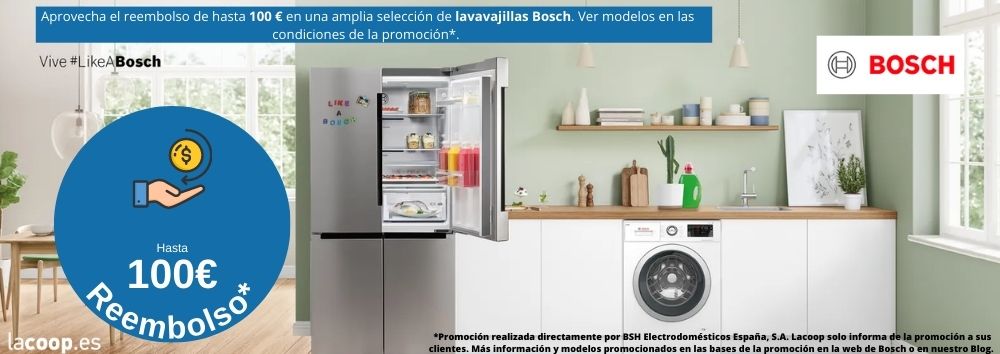 Promoción BOSCH - Reembolso de hasta 100€