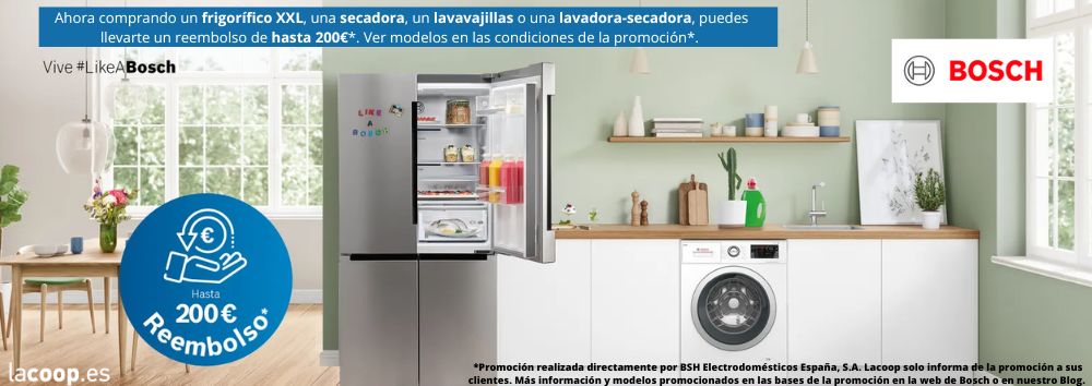 Promoción BOSCH - Reembolso de hasta 200€