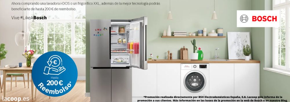 Promoción cashback frigoríficos XXL de Bosch