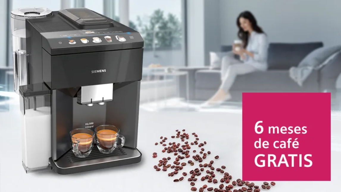 6 meses de café l'OR gratis con Siemens