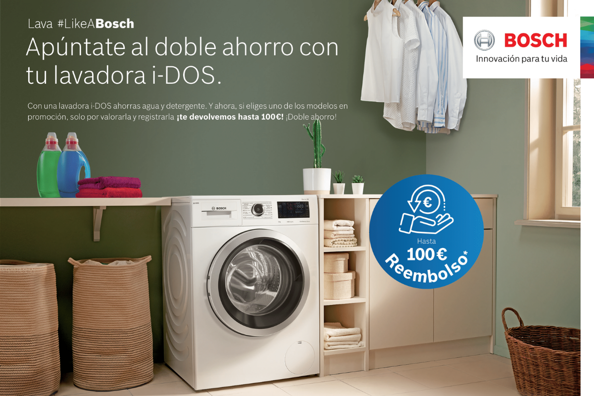 Promocion Reembolso lavadoras iDOS de Bosch