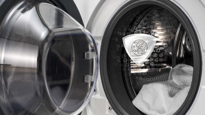 Tratamiento antibacterias en lavadoras Haier