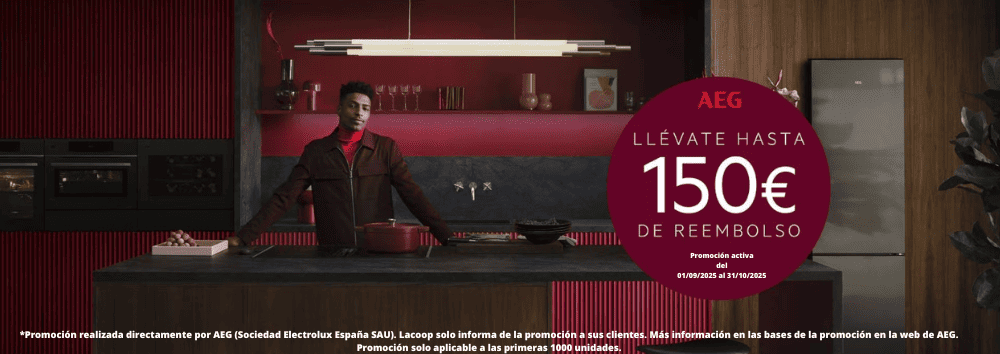 Promocion AEG cocción Otoño 2025 LACOOP
