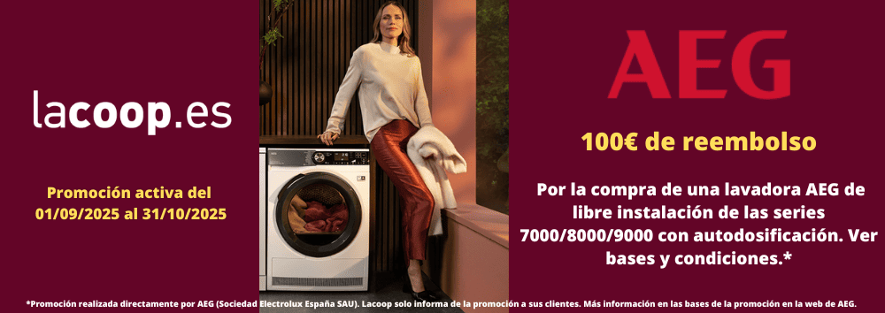 Promocion AEG Lavado Otoño 2025 LACOOP